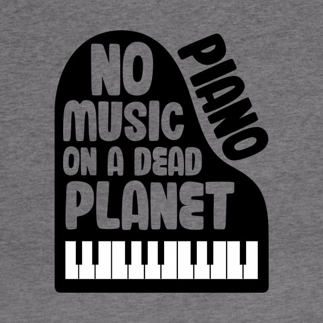 No Piano Music On A Dead Planet by jodotodesign